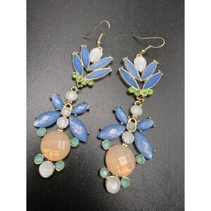 Striking Floral Statement Earrings